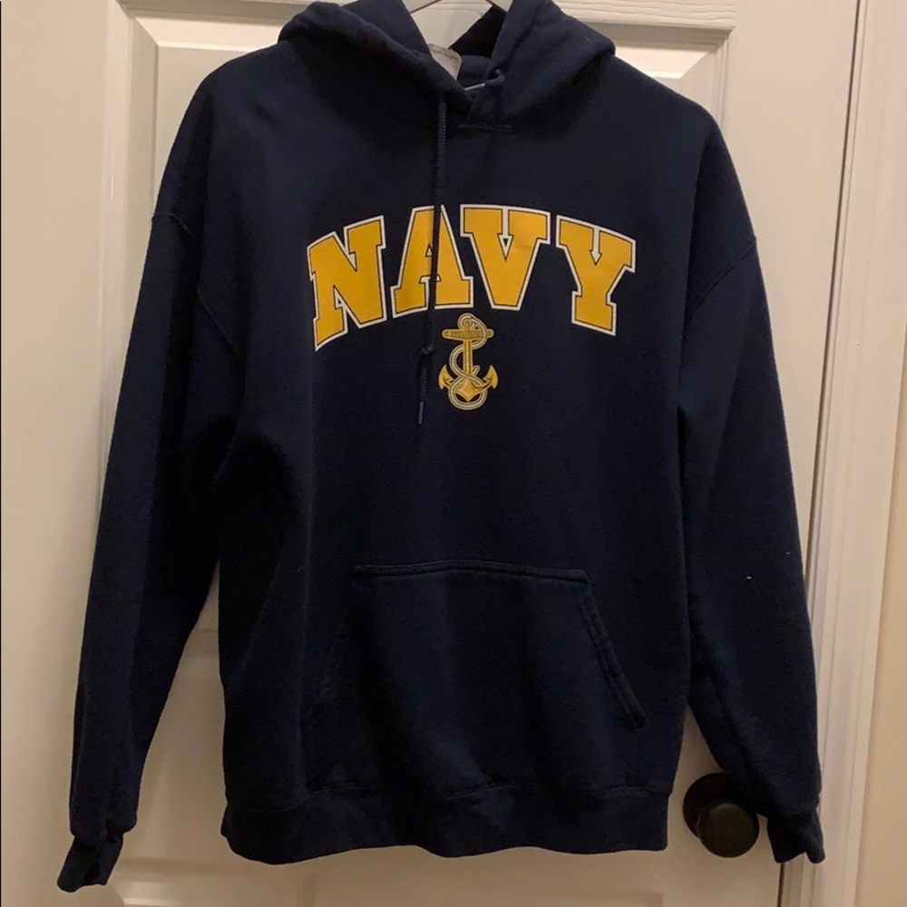 Navy hoodie